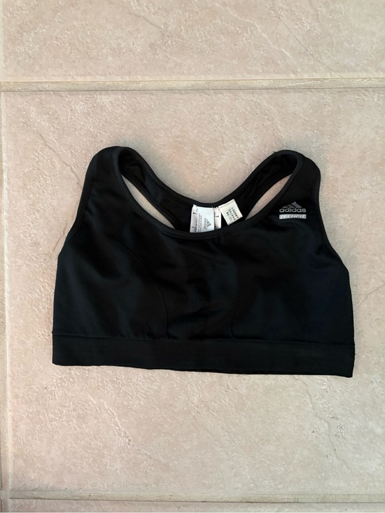 adidas Other - Women’s Adidas TechFit Black Sports Bra - Size Large